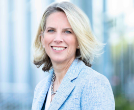 Portrait of Johanna Mercier, Chief Commercial Officer at Gilead Sciences, Inc.